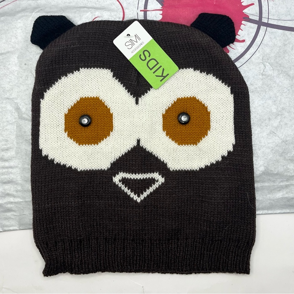 Child’s Owl Winter Hat NWT 4-6X